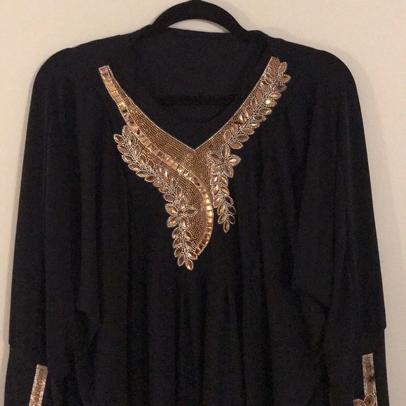 Black Abaya (Long Sleeve) - Picture 2 of 3